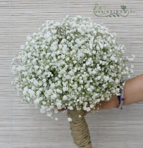 bridal bouquet (baby's beath, white)