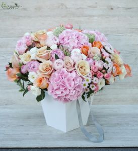 grosse rosa quadratische Blumenkiste (71 St)