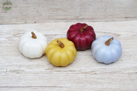 Herbst Kunststoff Kürbis Dekor 4 Stück