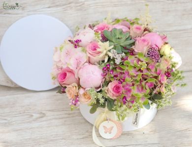 Romantic rose box (23 stems)