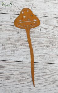 rostiger Metallpilz (22 cm)