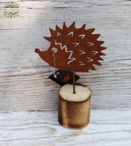 Rusty autumn hedgehog figure (17cm)
