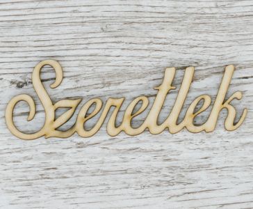 liebe holzschild (15cm)