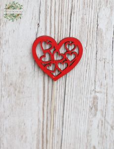Heart on stick