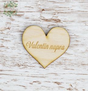 Für Valentintag, hölzerne Herz klein