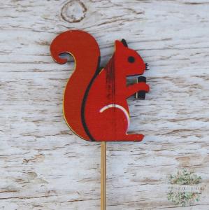 vörös mókus betűző (5cm)