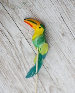 zöld-sárga tukános betűző (12cm)