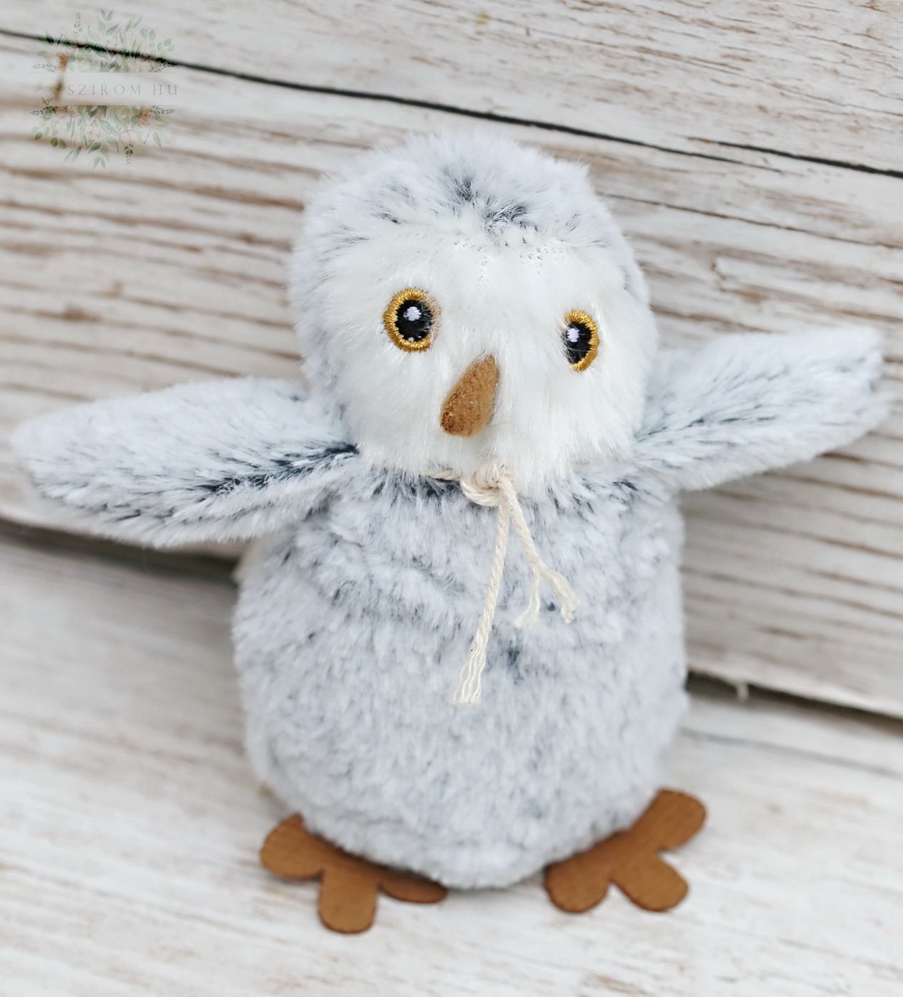 flower delivery Budapest - Snowy Owl (10 cm)