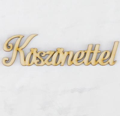 Virágküldés Budapest - köszönettel fa tábla 
