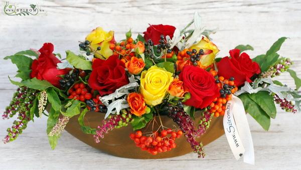 Blumenlieferung nach Budapest - Herbst Blumenboot