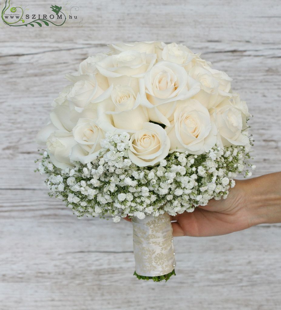 34+ Wedding Bouquet Roses And Baby&#039;s Breath
 Pictures