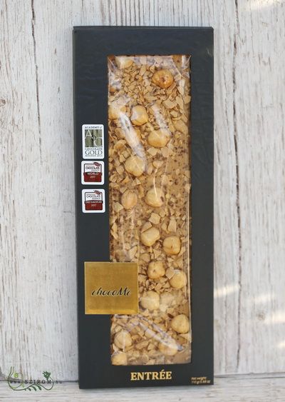 flower delivery Budapest - chocoMe Handmade Blonde Chocolate with hazelnuts, Coffee, Caramel (110g)