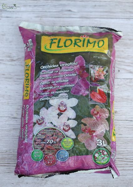 Virágküldés Budapest - Florimo Orchidea és Anthurium virágföld 3l