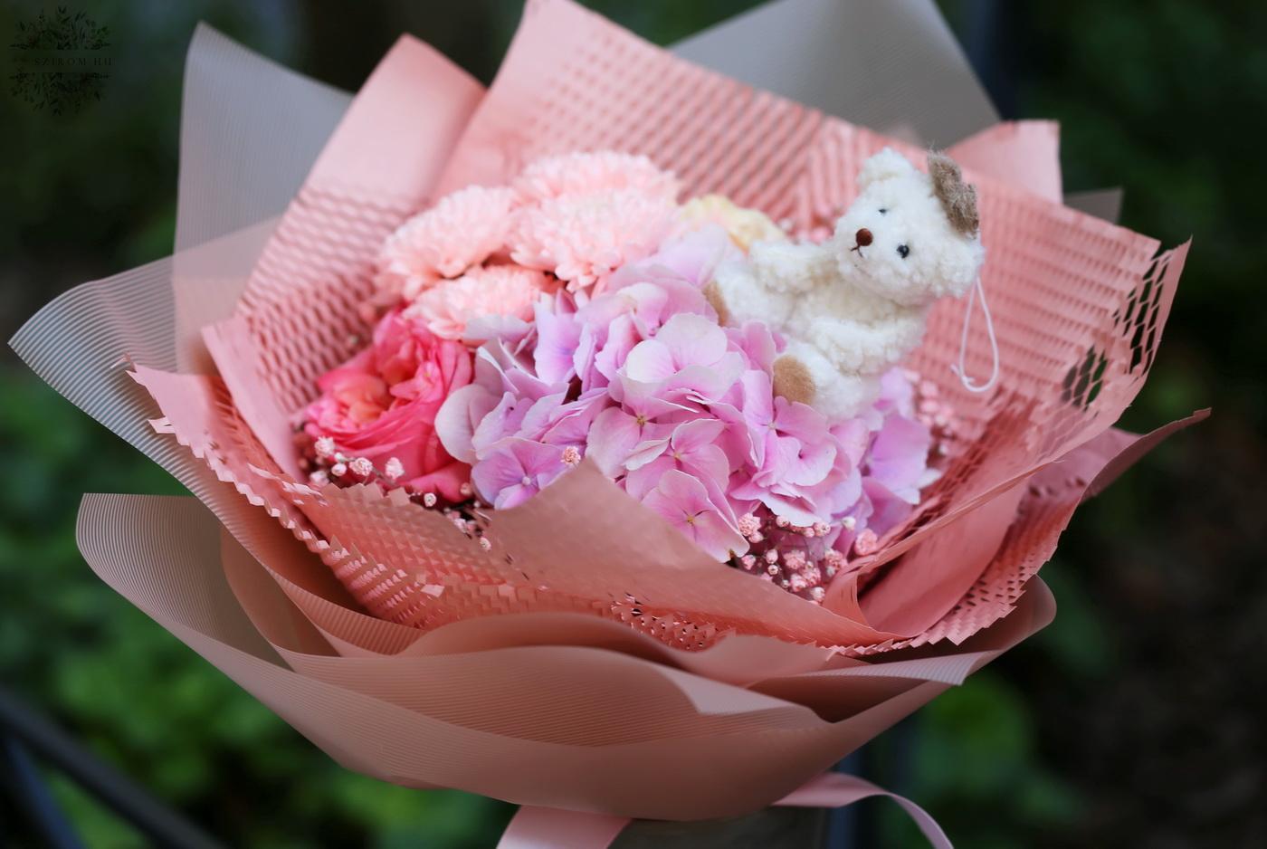 Blumenlieferung nach Budapest - Hello Baby Blumenstrauß für kleine Madchen 