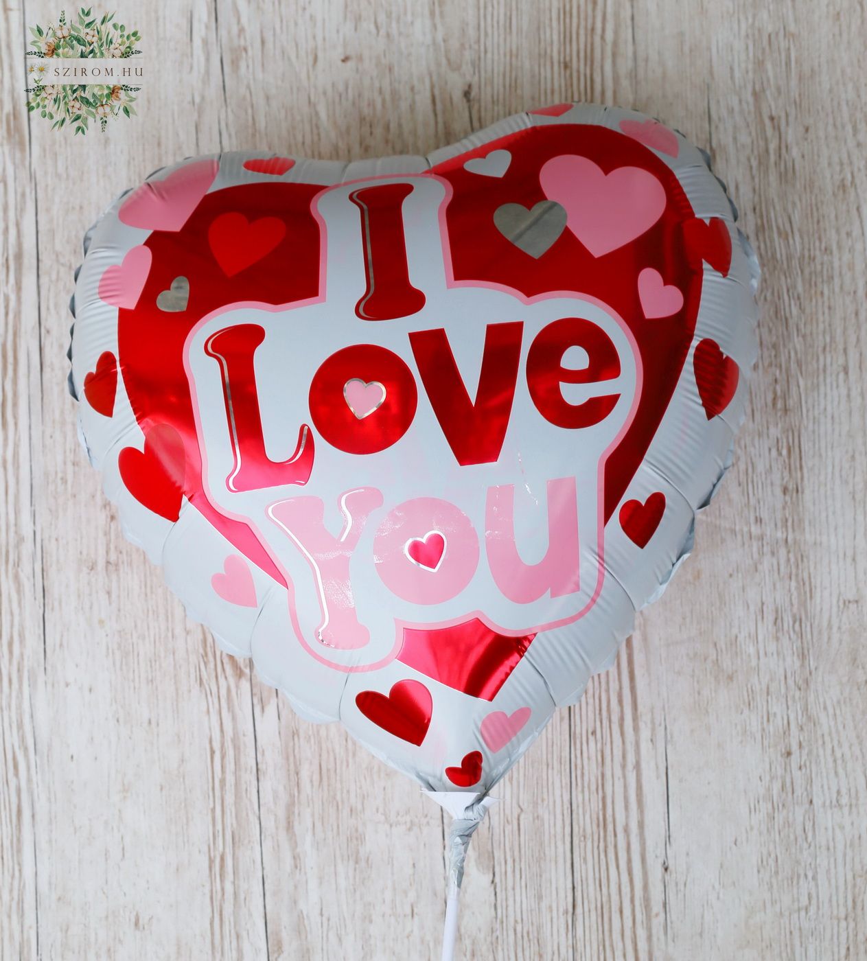 Blumenlieferung nach Budapest - I love you Ballon