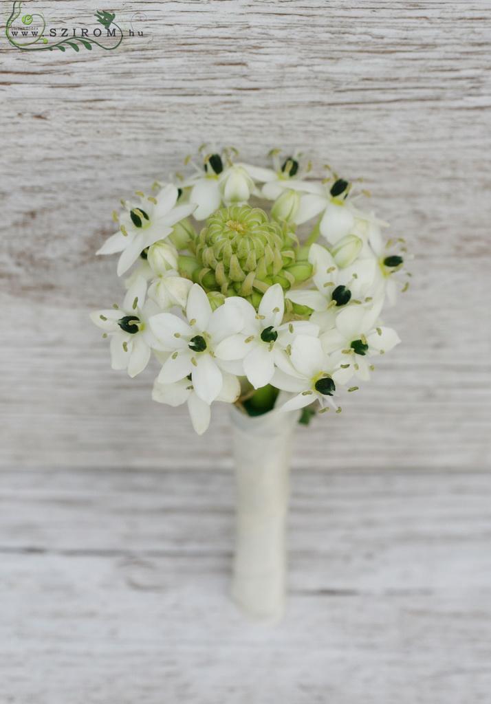 flower delivery Budapest - Boutonniere (ornitogalum, white)