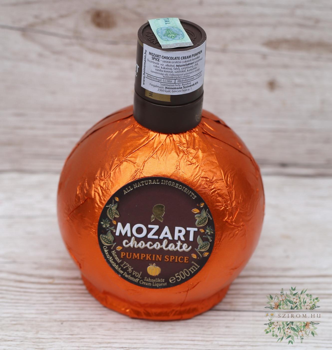 Blumenlieferung nach Budapest - Mozart Likör, Kürbis-Gewürz-Schokoladen-Geschmack, 0,5l 15%