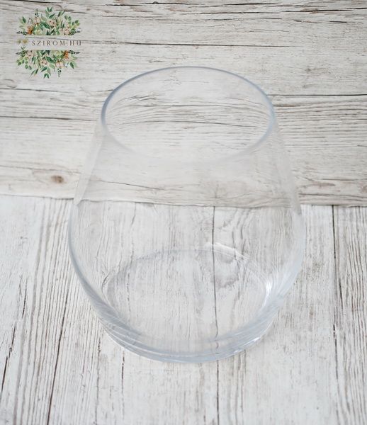 Blumenlieferung nach Budapest - Breite Vase , 25cm