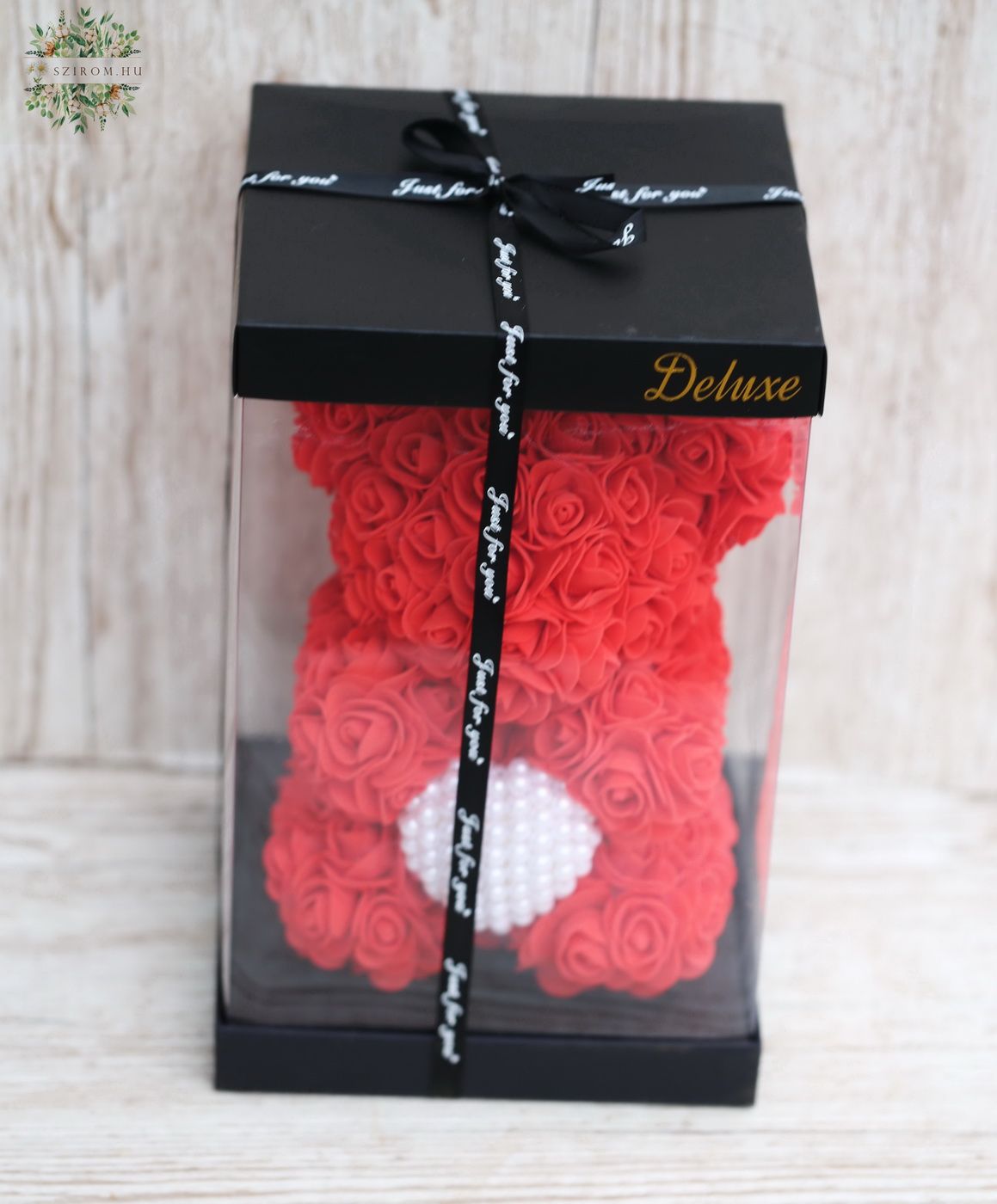 Blumenlieferung nach Budapest - Rosa Teddy (Schaumrose) 25cm