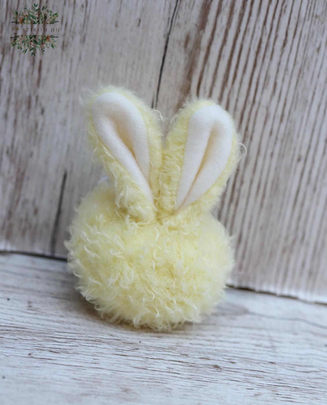 flower delivery Budapest - yellow rabbit (10cm)