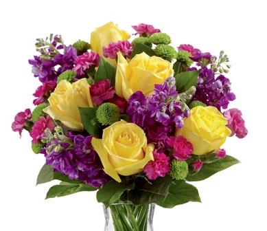 Blumenlieferung nach Budapest - Gelbe Rose Mix (17 Stämme)