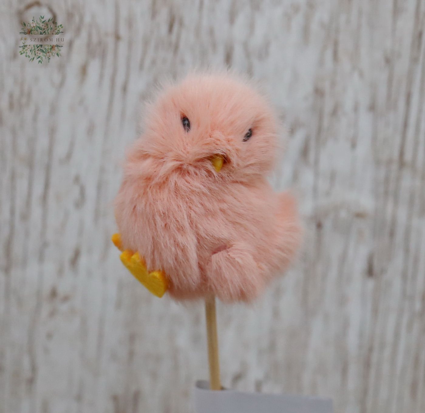 Blumenlieferung nach Budapest - Buntes Küken am Stiel, 7 cm