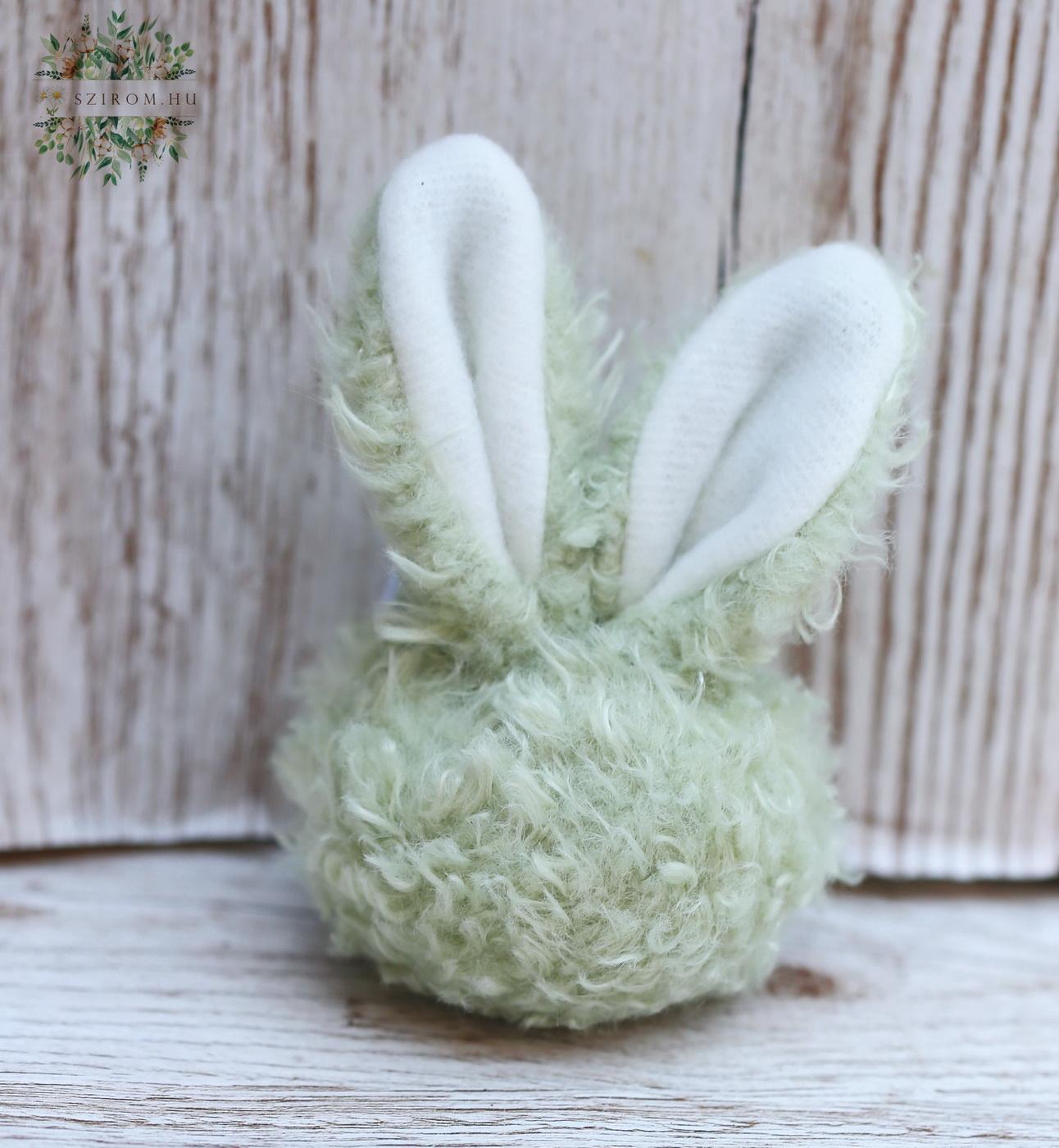 flower delivery Budapest - green rabbit (10cm)