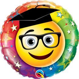 Abschluss-Smiley-Ballon (46cm)