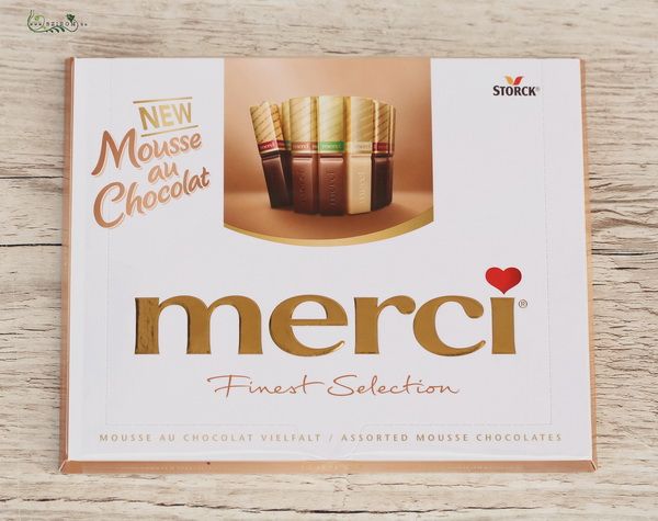 Merci Pralinet 210g (mit schaumiger Sahne, 4 Geschmack)