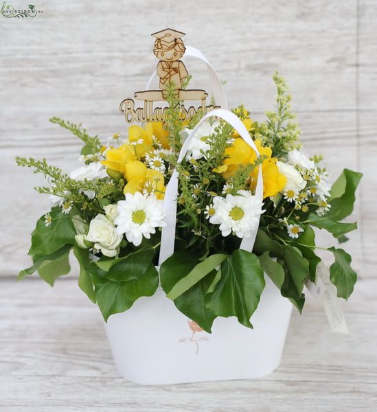 Ballagási virágtáska (11 szál)