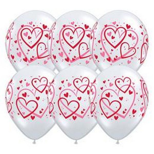 Herzballons, 1 Stck