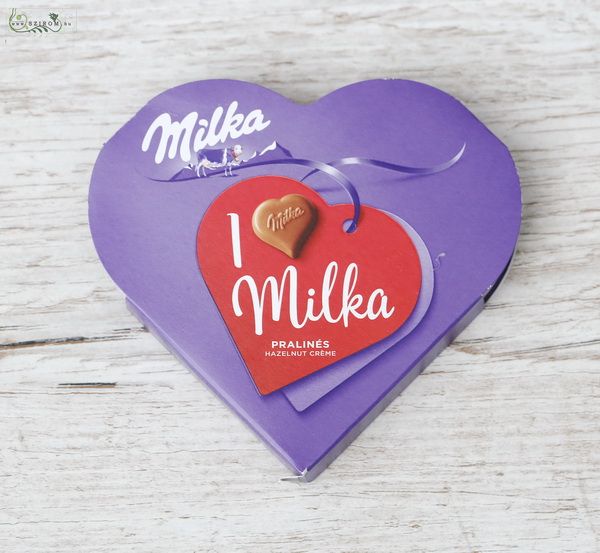 Milka hazelnut creme hear dessert (44g)