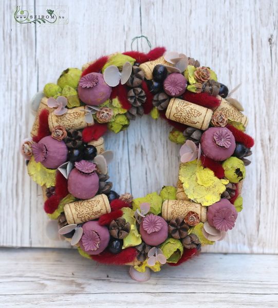 Autumn door wreath