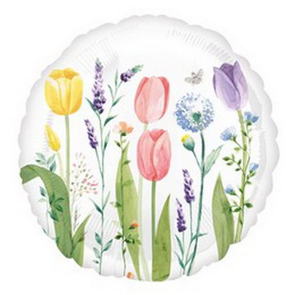 Blumen Ballon aus Stick 45cm