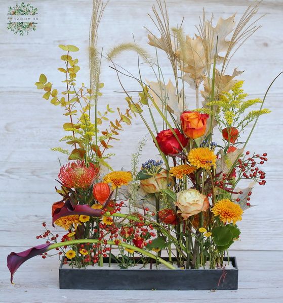 Autumn natural arrangement