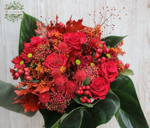 Red shades bouquet