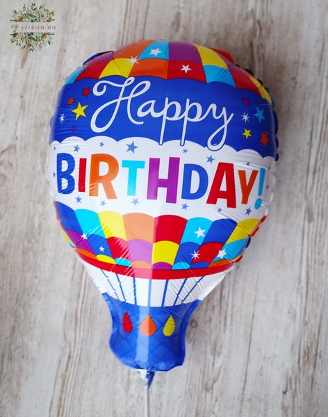 Happy Birthday balloon on stick 45cm