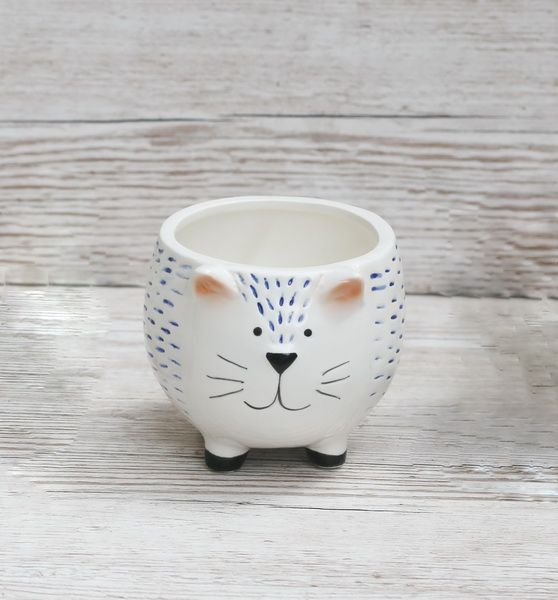 cat-shaped pot (to 8cm pot)