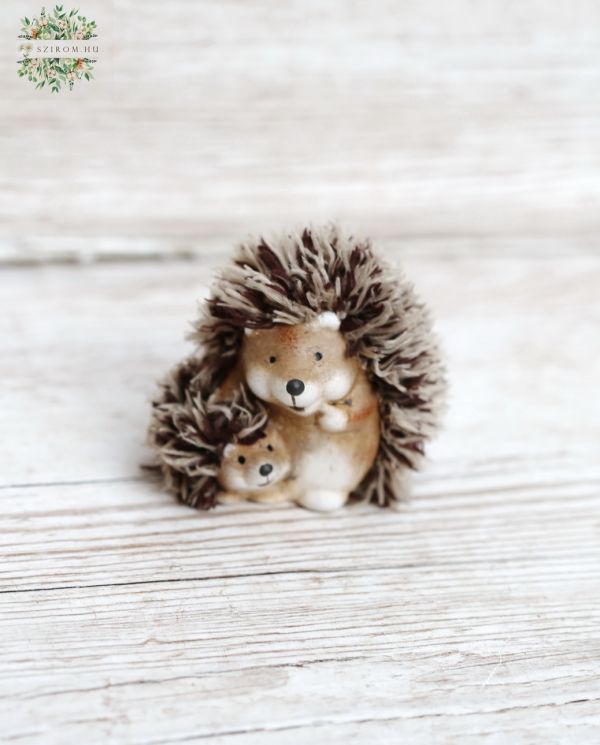 Sitzende Igel als Dekoobjekt (9 cm)