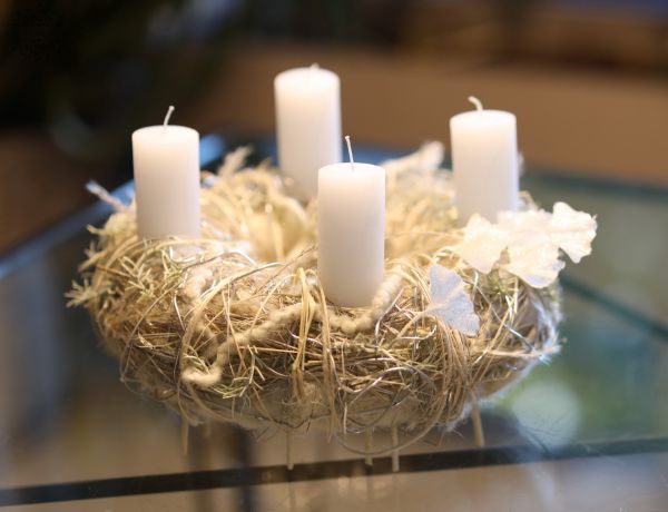 Natural Advent wreath