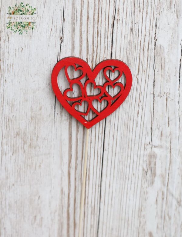Heart on stick