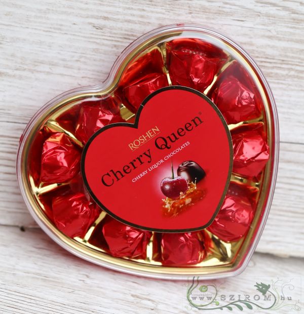 Cherry Queen étcsokoládés meggyes alkoholos bonbon (122g)