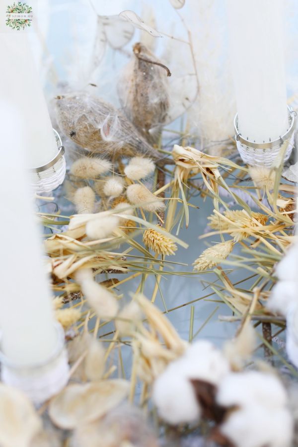 Airy modern advent wreath