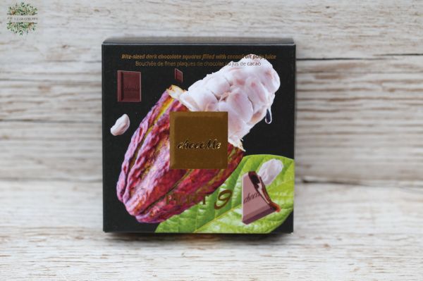 ChocoMe Petit9 Zartbitterschokoladenwaffeln mit Kakaomarksaftfüllung 50g
