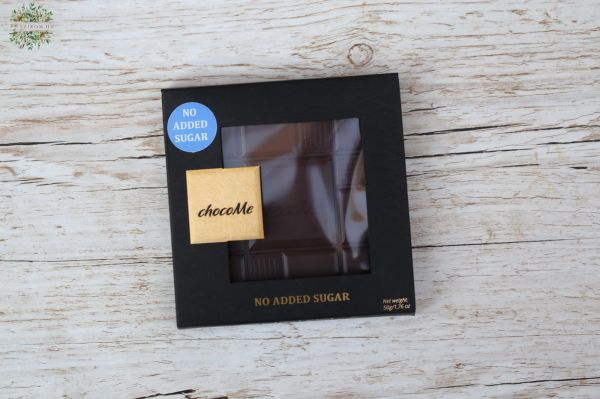 ChocoMe 50g étcsoki dunkel Shokolade Zuckerfrei