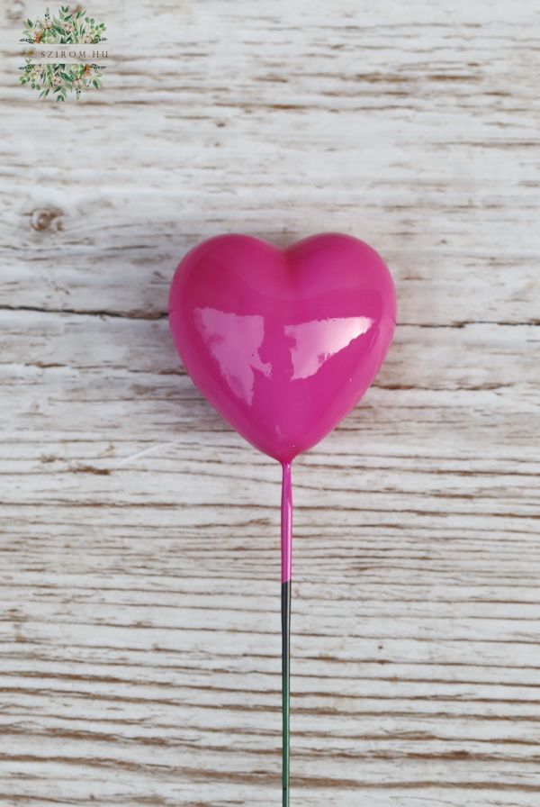 small pink heart stick (4cm)
