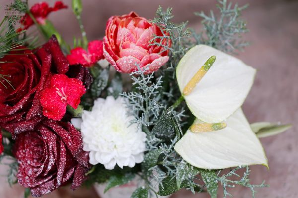 Kis karácsonyi Mikulás virágbögre