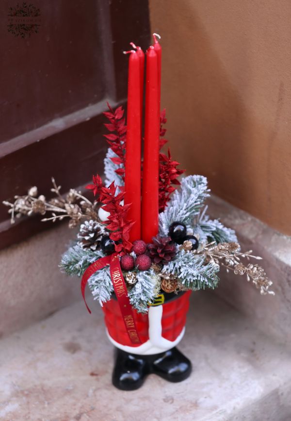 Mikulás gyertyatál