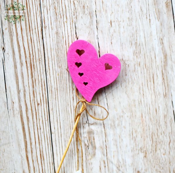 Heart figure on stick