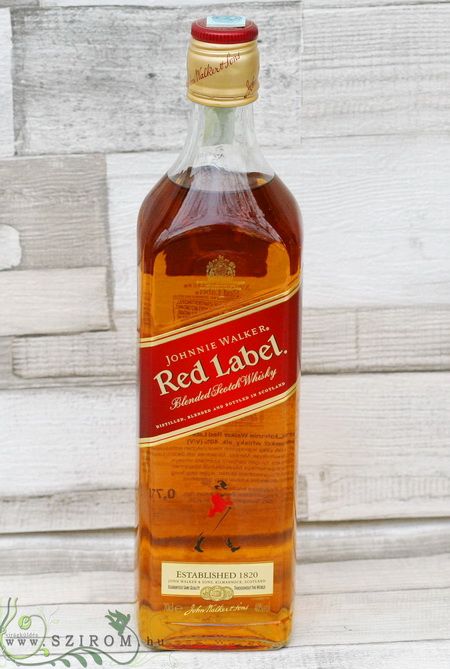 A bottle of Johnny Walker whiskey (red label) 0.7l